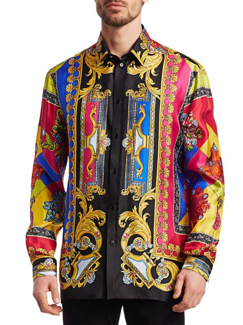 man shirt versace